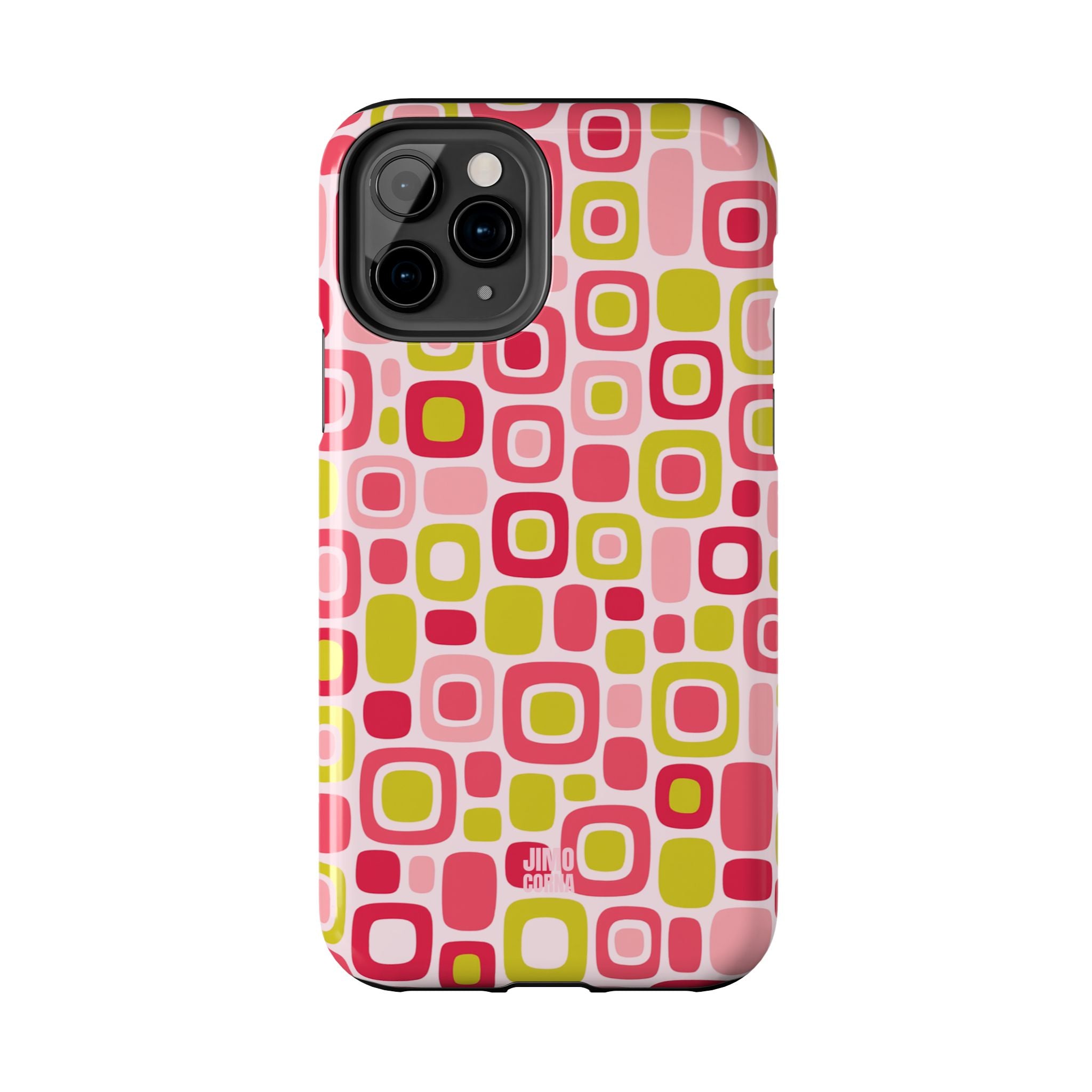 Bubble Pop Geometry iPhone Case