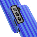 Blueberry Bold Stripes Samsung Galaxy Case