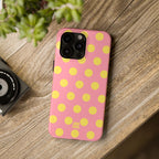 Big Polka Dot | Pink and Yellow