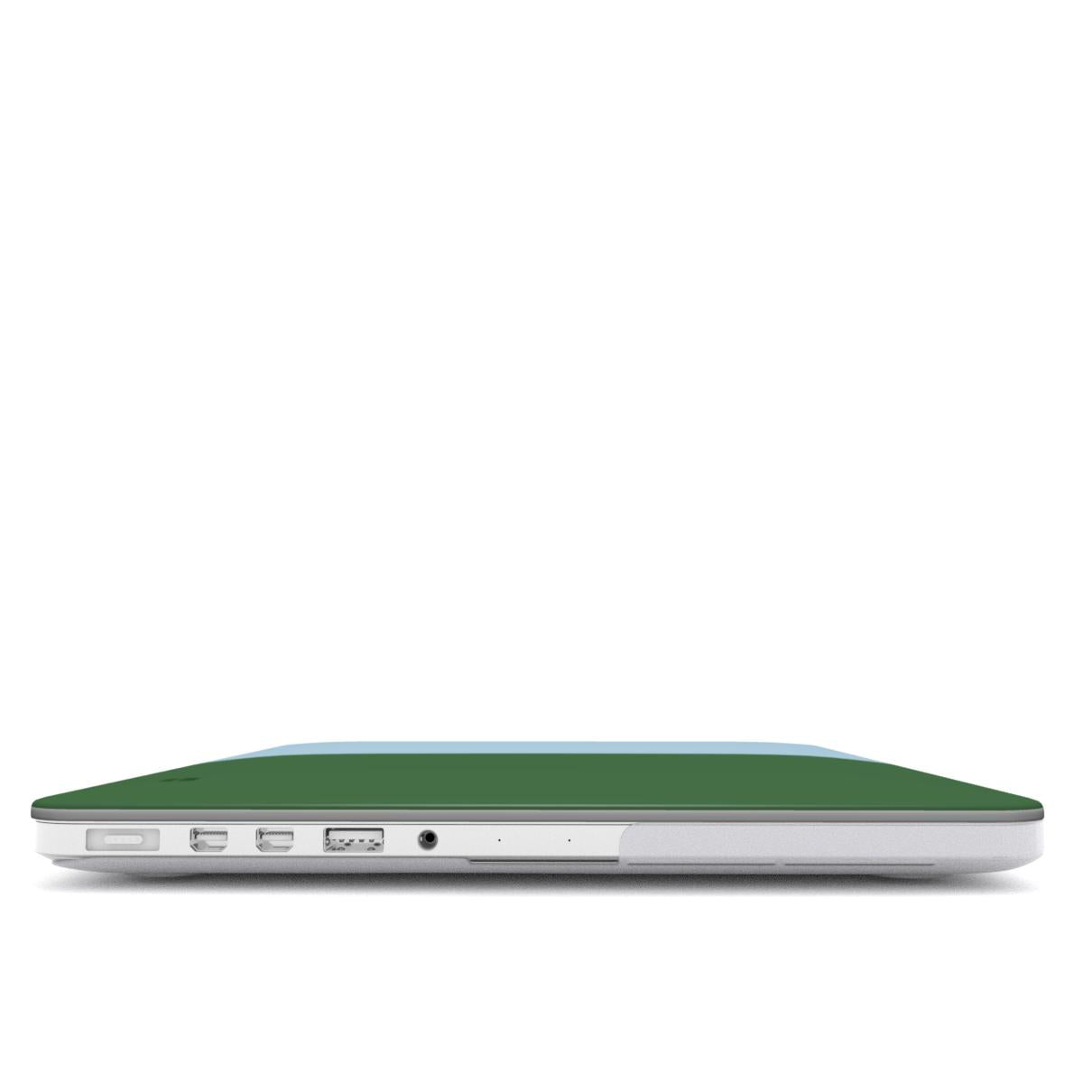 Blue and Green Color block Macbook Case