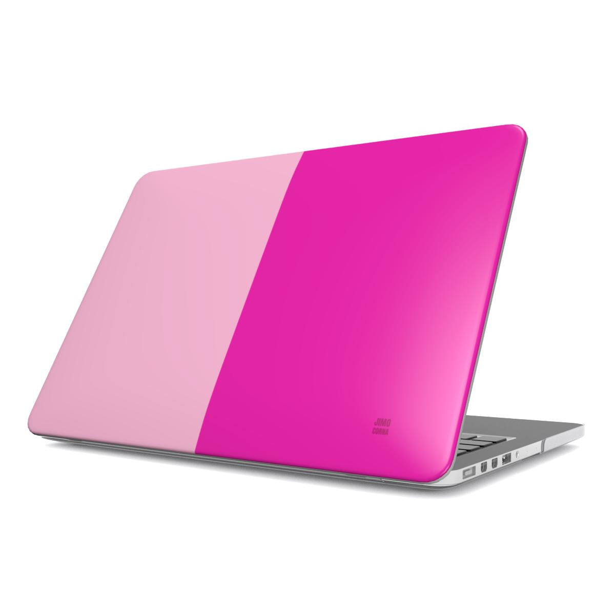 Pink Color block Macbook Case