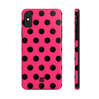 Big Polka Dot | Hot Pink and Black