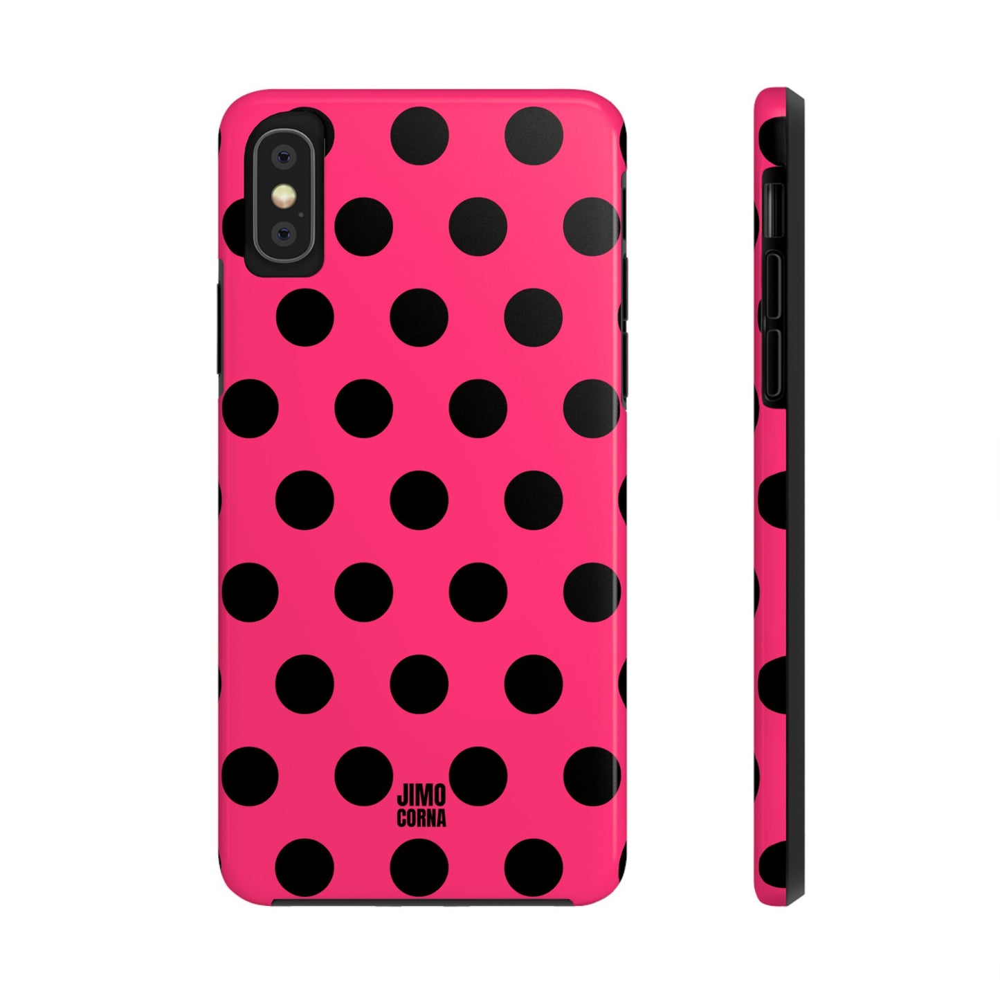 Big Polka Dot | Hot Pink and Black