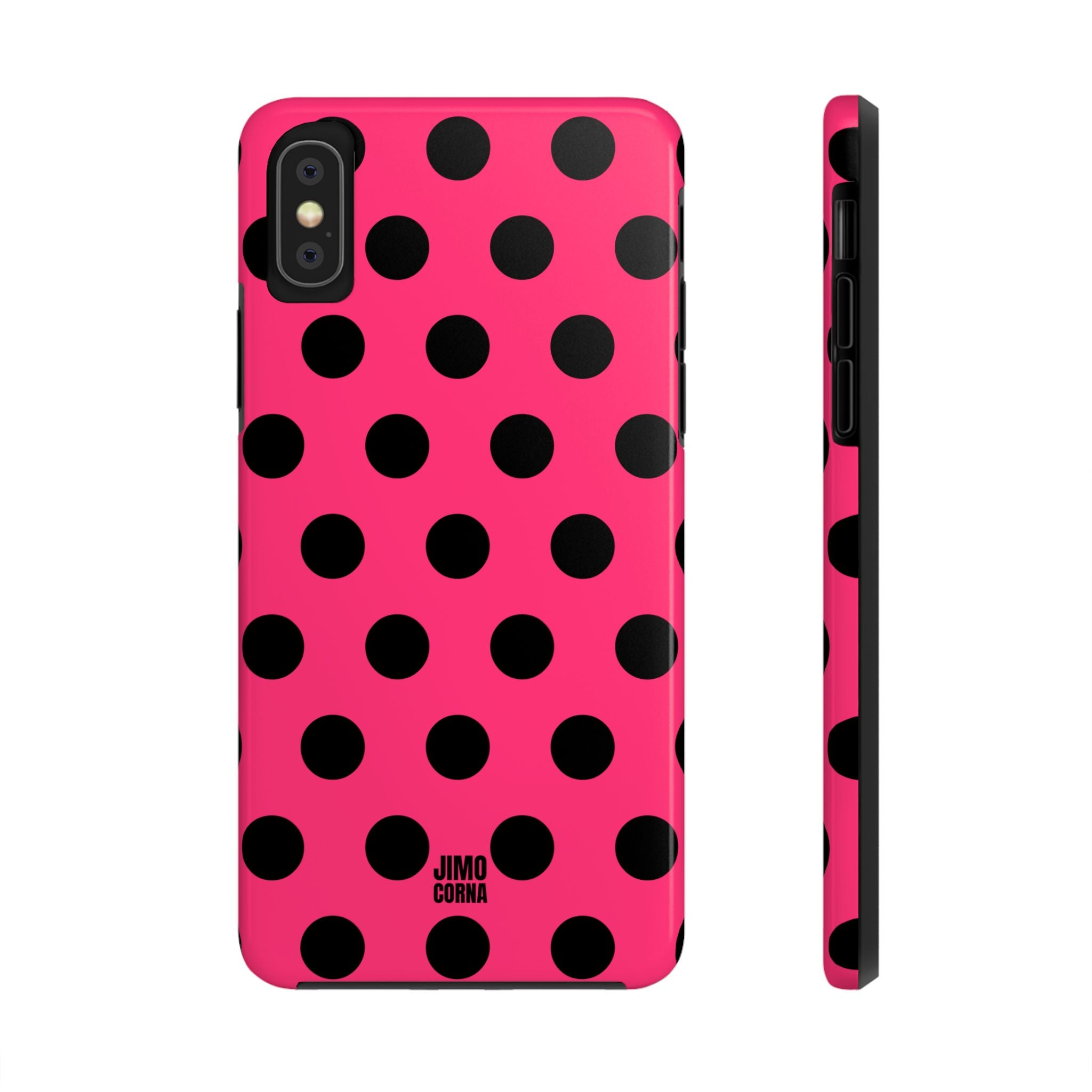 Big Polka Dot | Hot Pink and Black