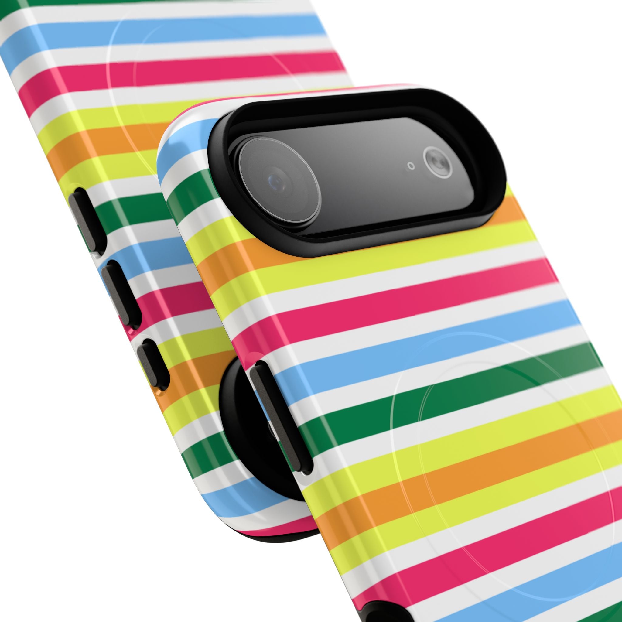Rainbow Sorbet Stripe MagSafe iPhone Case