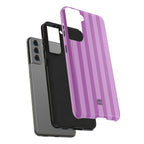 Bold Stripes Samsung Galaxy Case | Plum