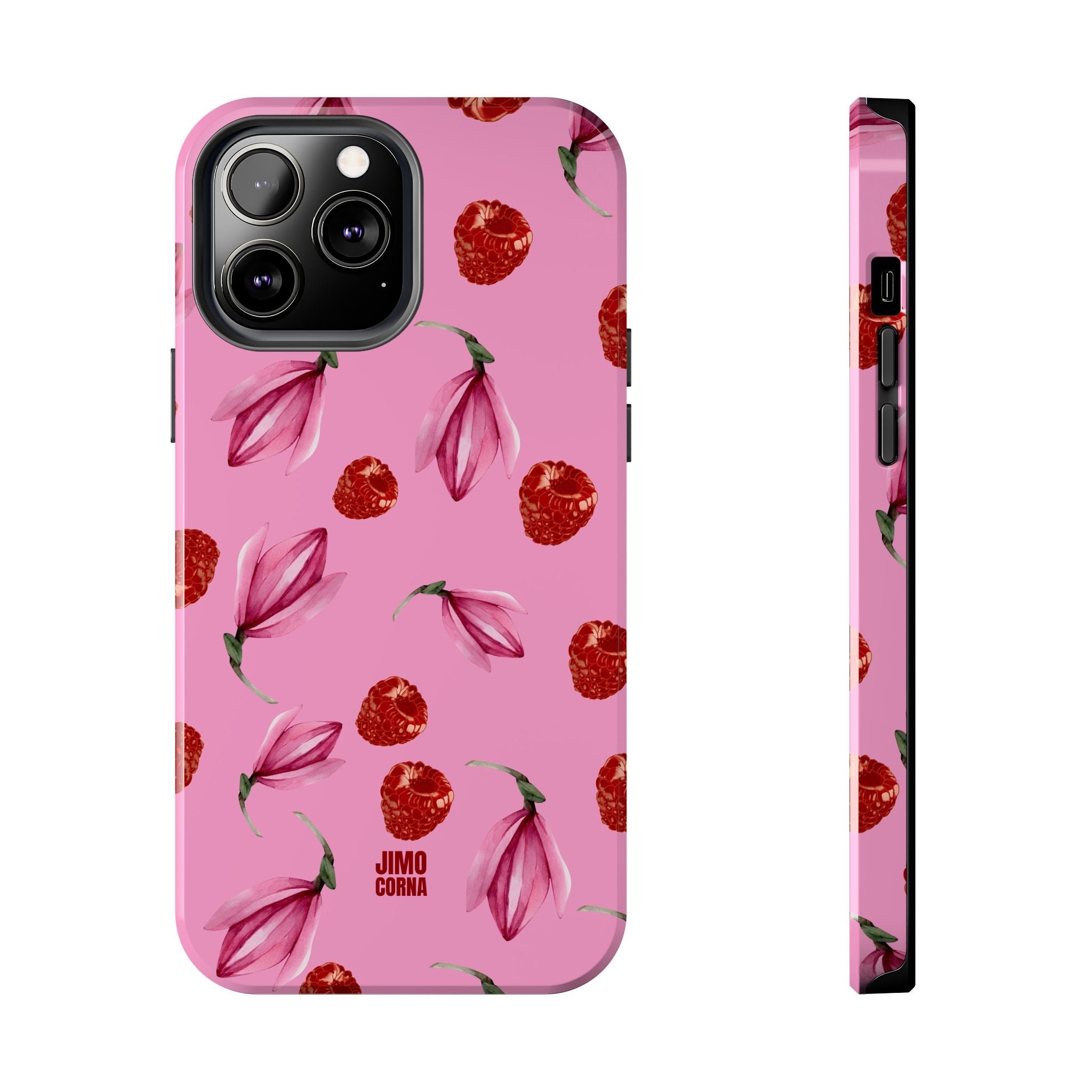 Raspberries and Flowers