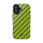 Angelina Stripes | Olive - MagSafe iPhone Case