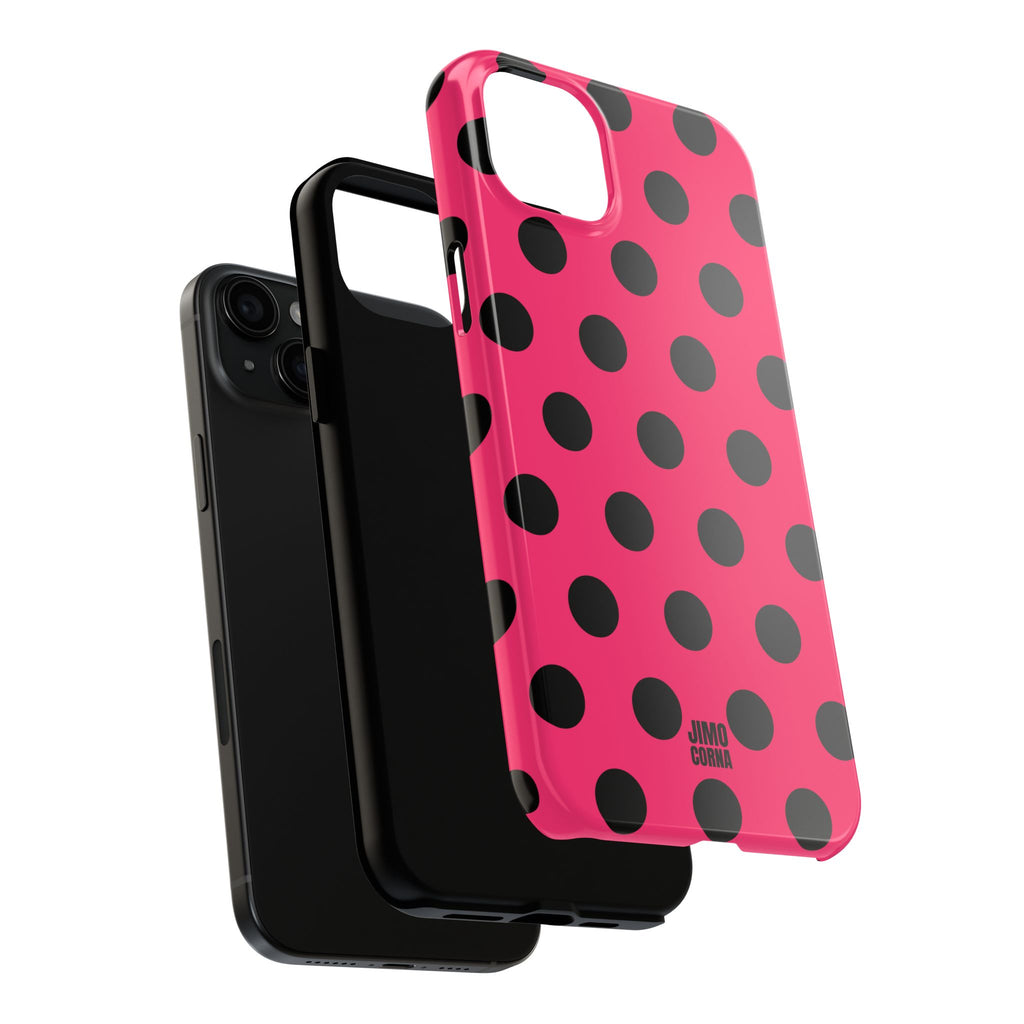 Big Polka Dot | Hot Pink and Black