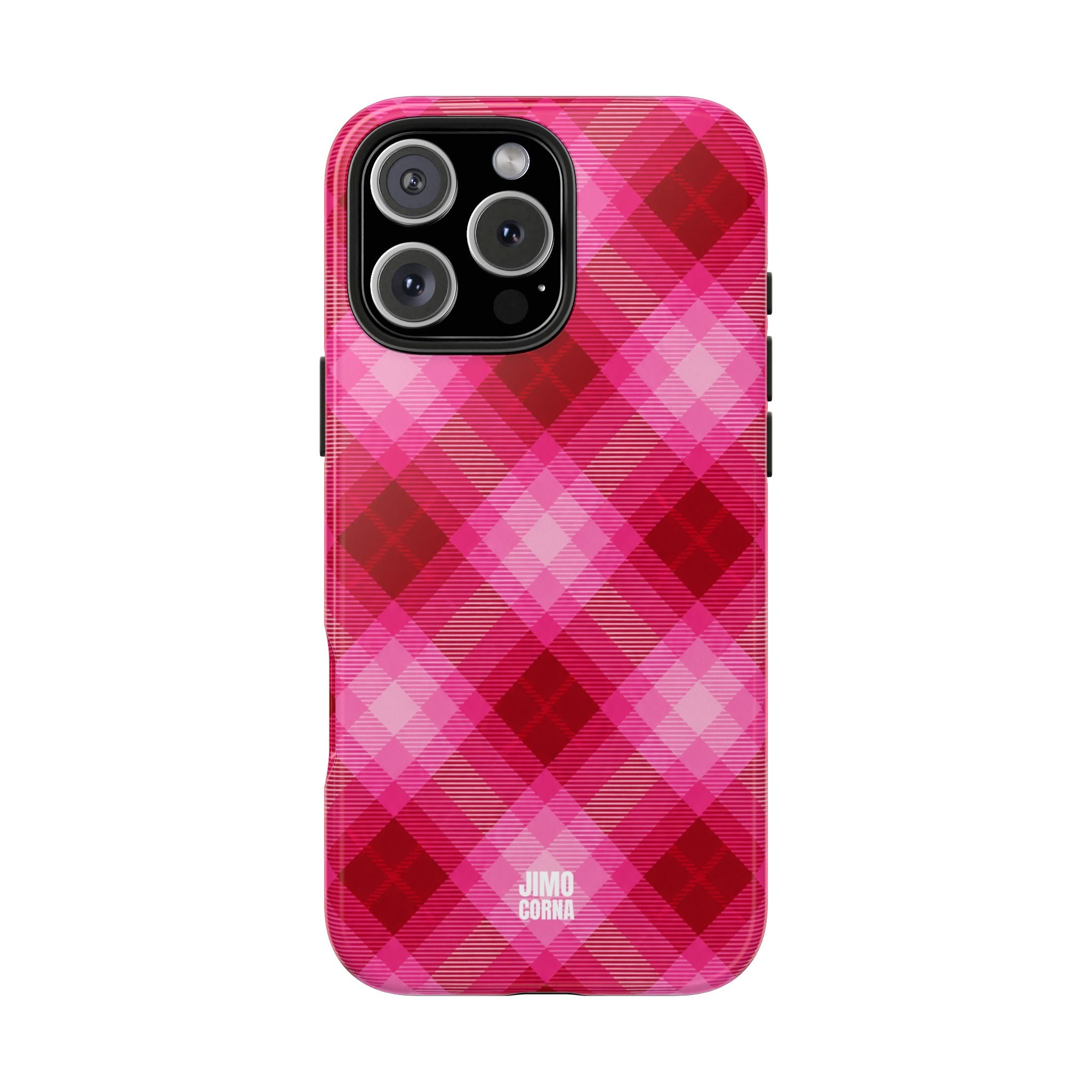 Pink Picnic Plaid iPhone Case
