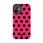 Big Polka Dot | Hot Pink and Black