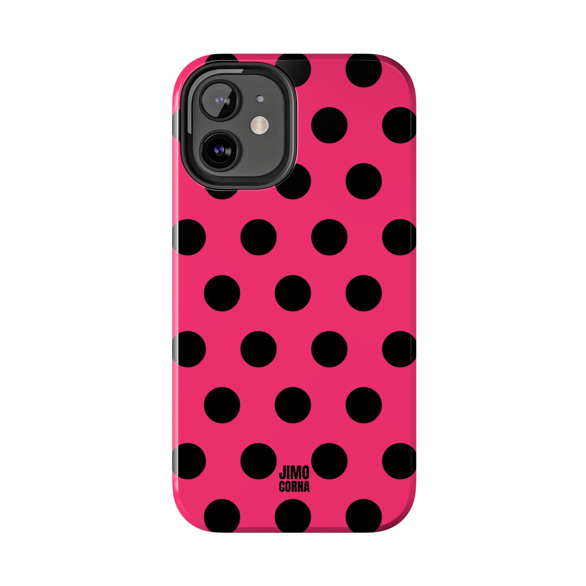 Big Polka Dot | Hot Pink and Black