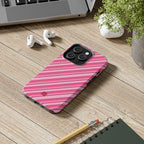 Angelina Stripes | Hot Pink - iPhone Case