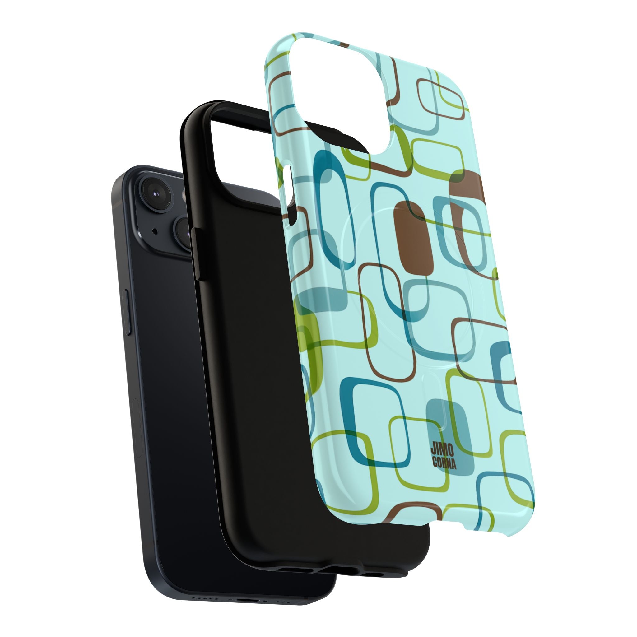 Coast Blocks MagSafe iPhone Case | Mint