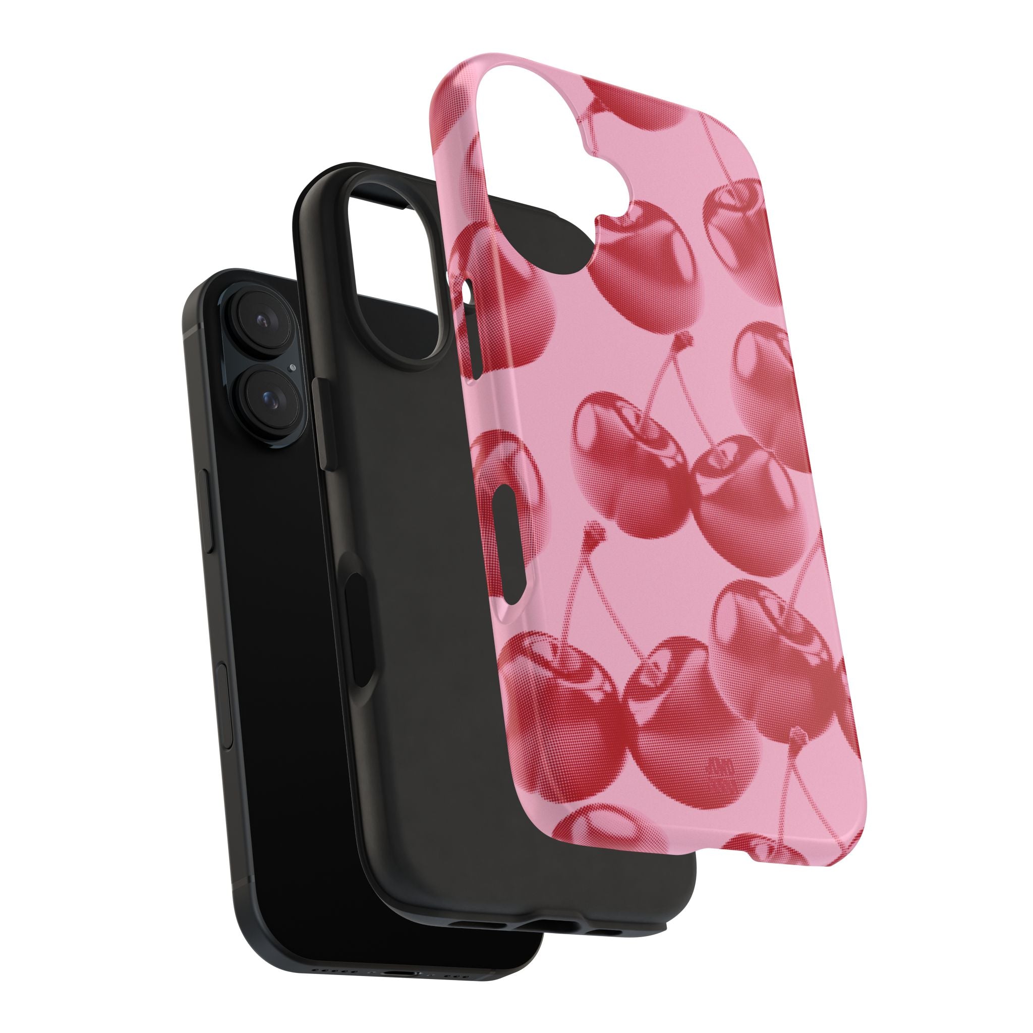 Pink Retro Cherries