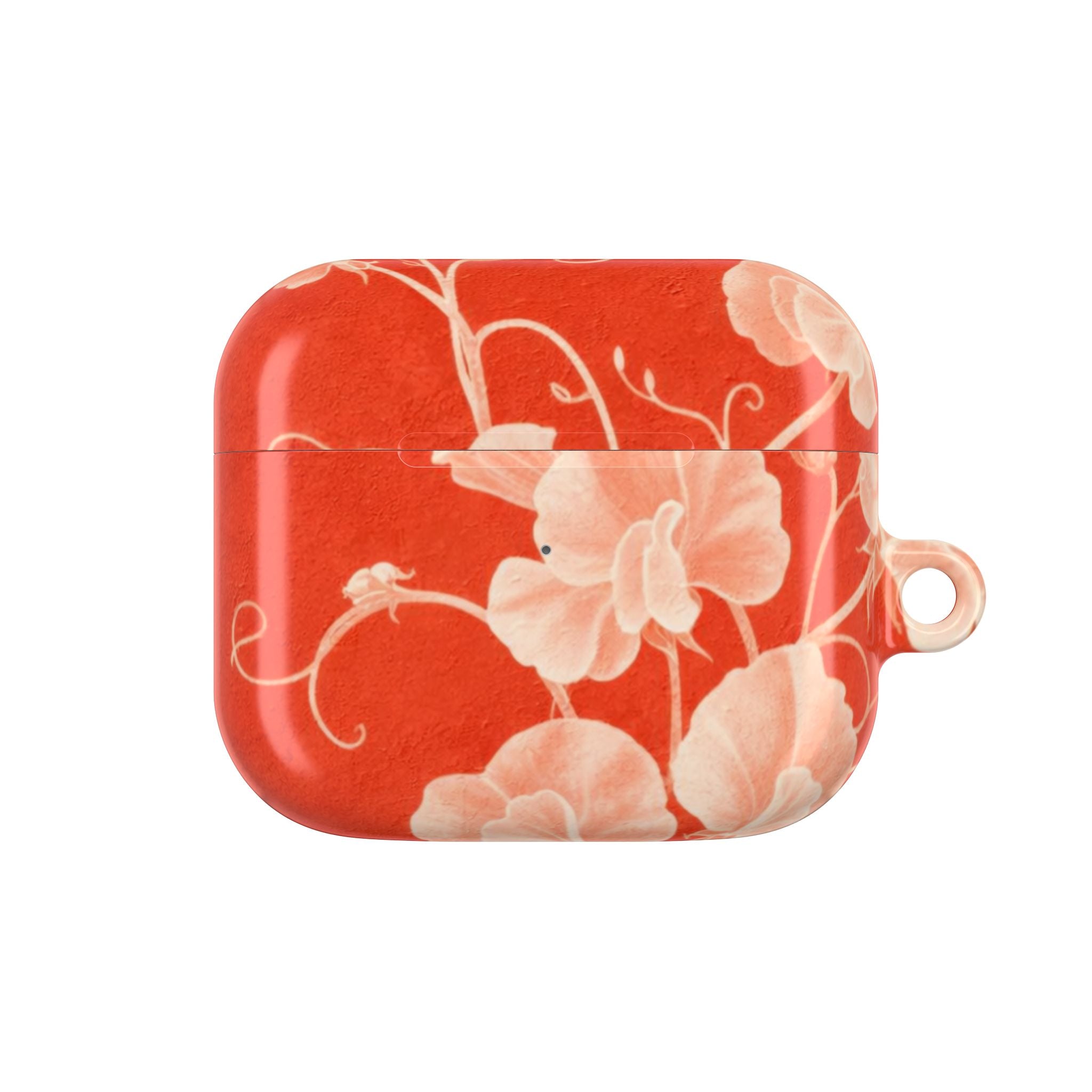 Red Flora AirPods Case