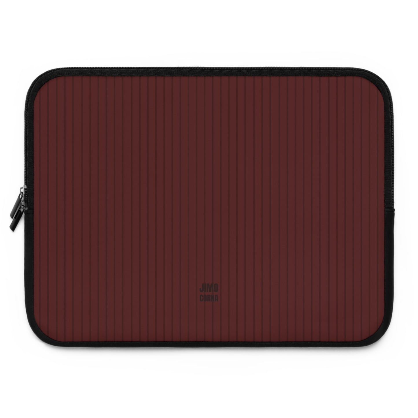 Red Cherry Soft Stripes Laptop Sleeve