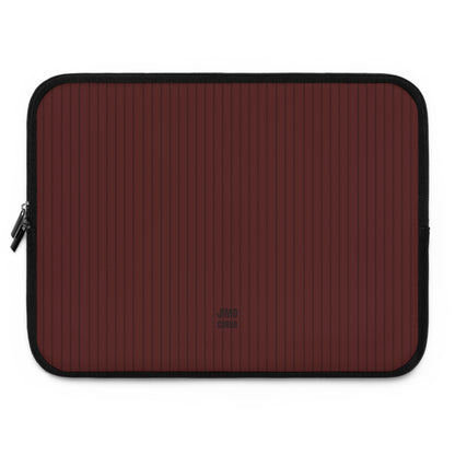 Red Cherry Soft Stripes Laptop Sleeve