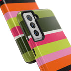 Berry Citrus Stripe Samsung Galaxy Case