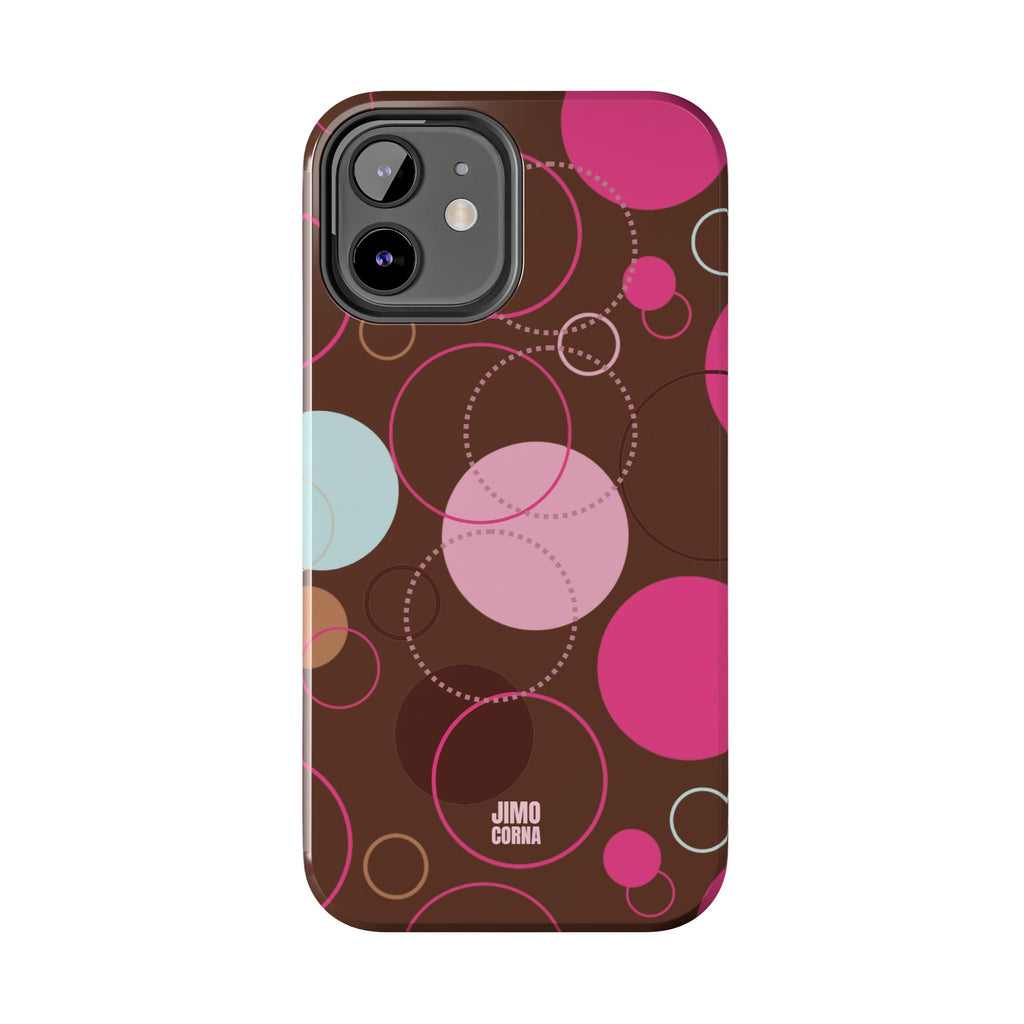 Spiral Pop iPhone Case | Brown