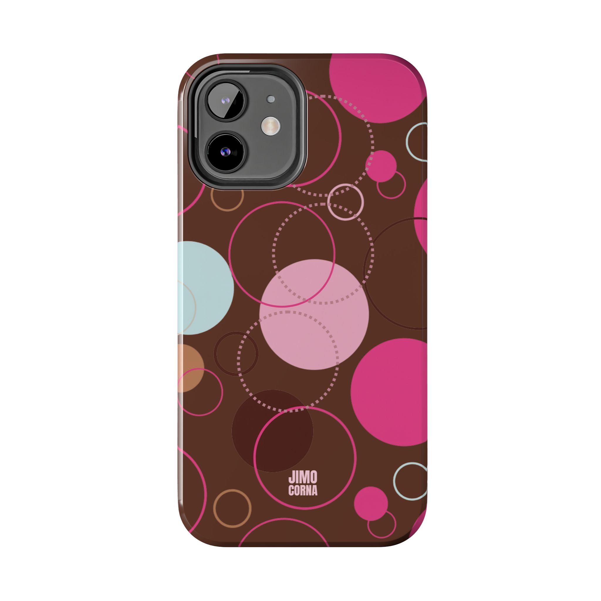 Spiral Pop iPhone Case | Brown