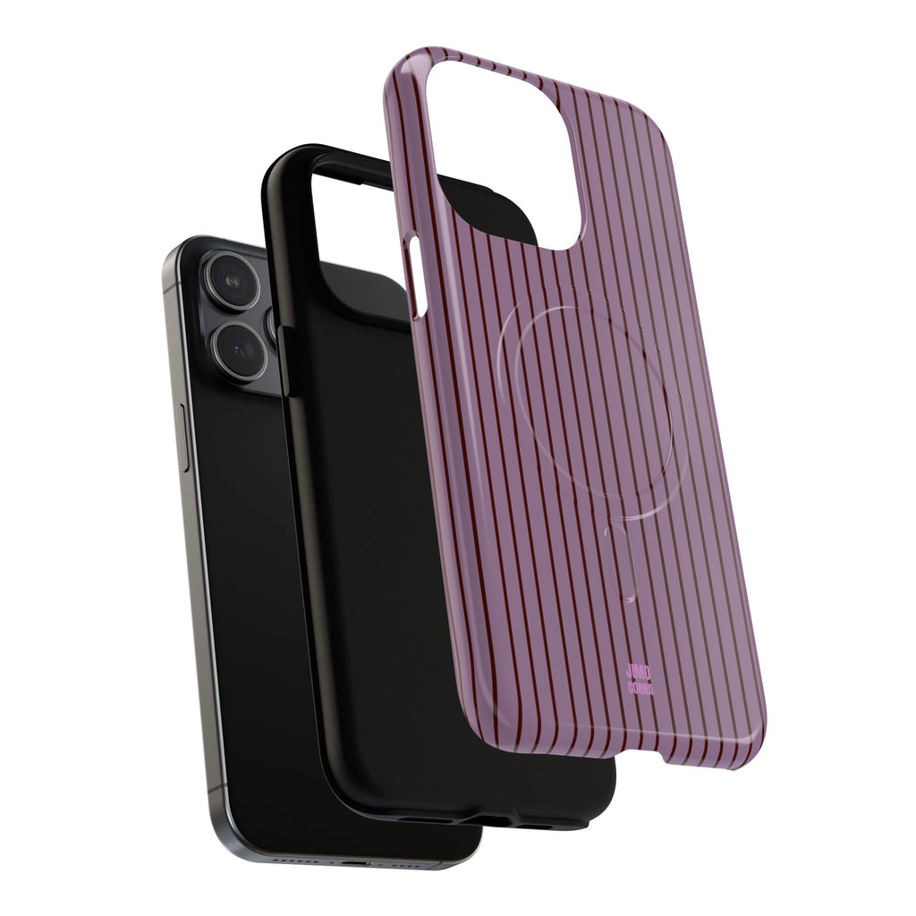 Plum Berry Soft Stripes