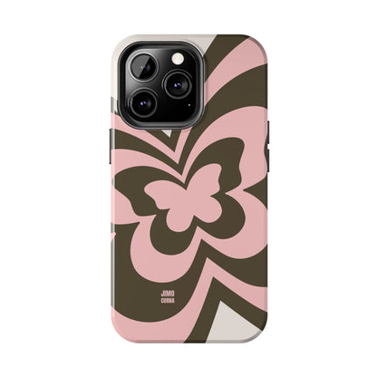 Pink Retro Butterfly