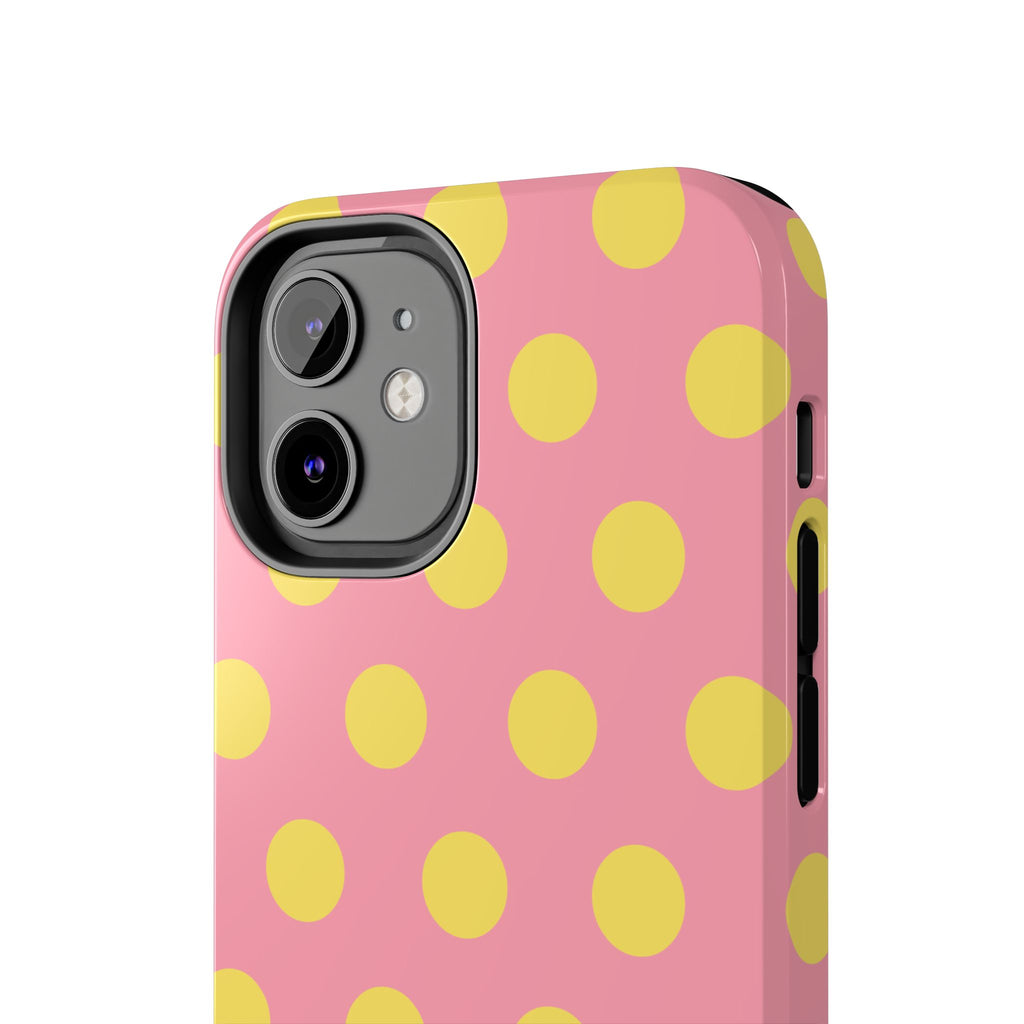 Big Polka Dot | Pink and Yellow