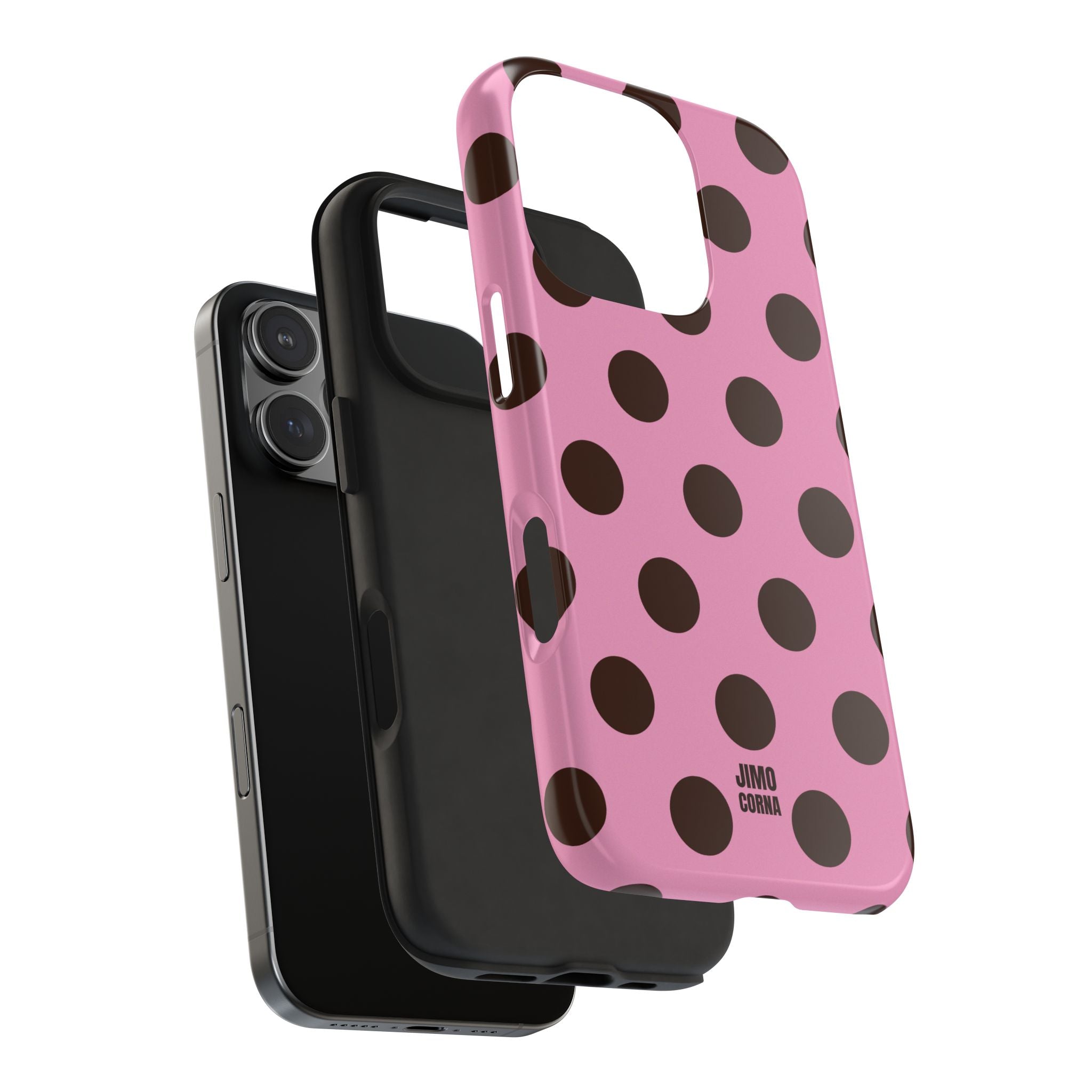 Big Polka Dot | Pink and Black