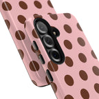 Big Polka Dot | Pink and Brown