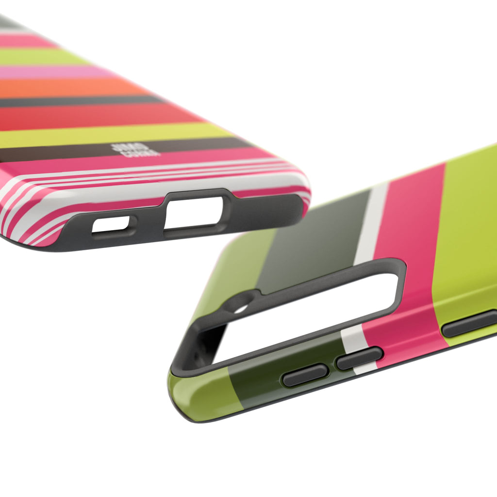 Berry Citrus Stripe Samsung Galaxy Case