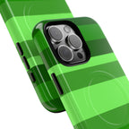 Matcha Stripe MagSafe iPhone Case