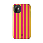 Pink and Yellow Bold Stripes