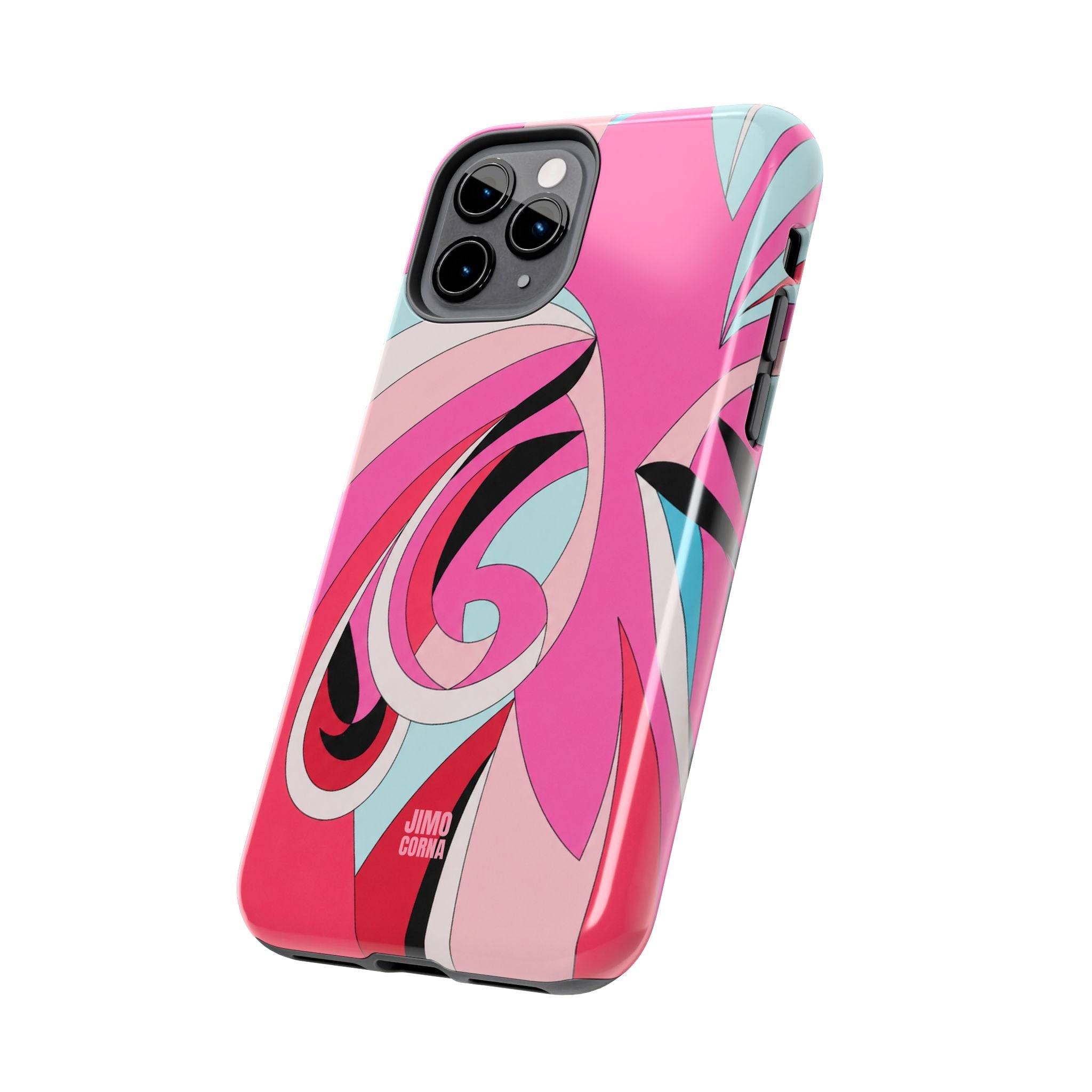 Pink Tropic Swirl iPhone Case