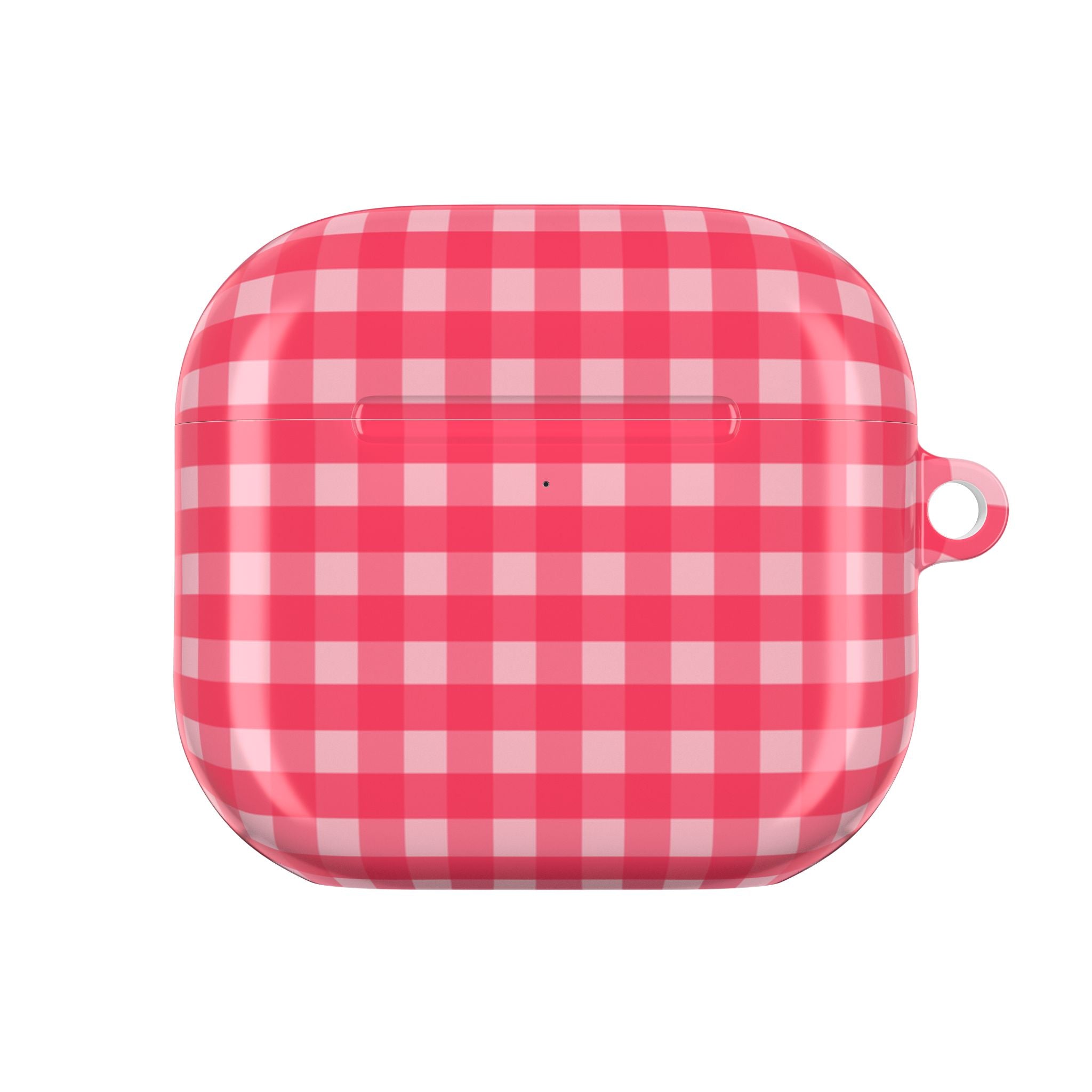 Farm Gingham AirPods Case | Hot Pink