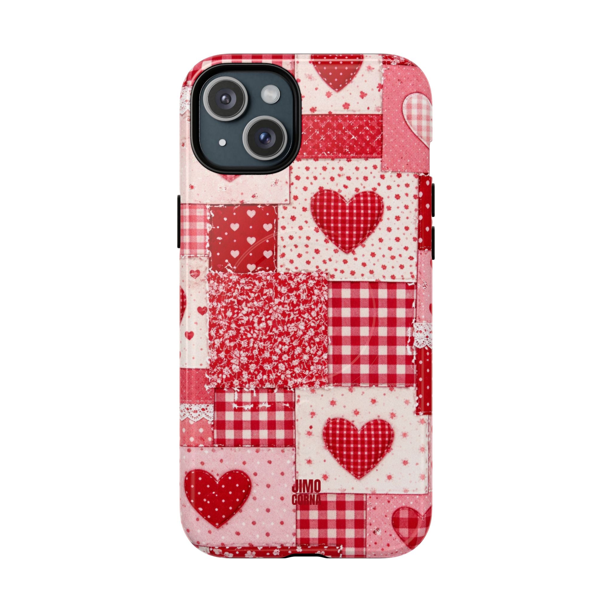 Patchwork Heart MagSafe iPhone Case