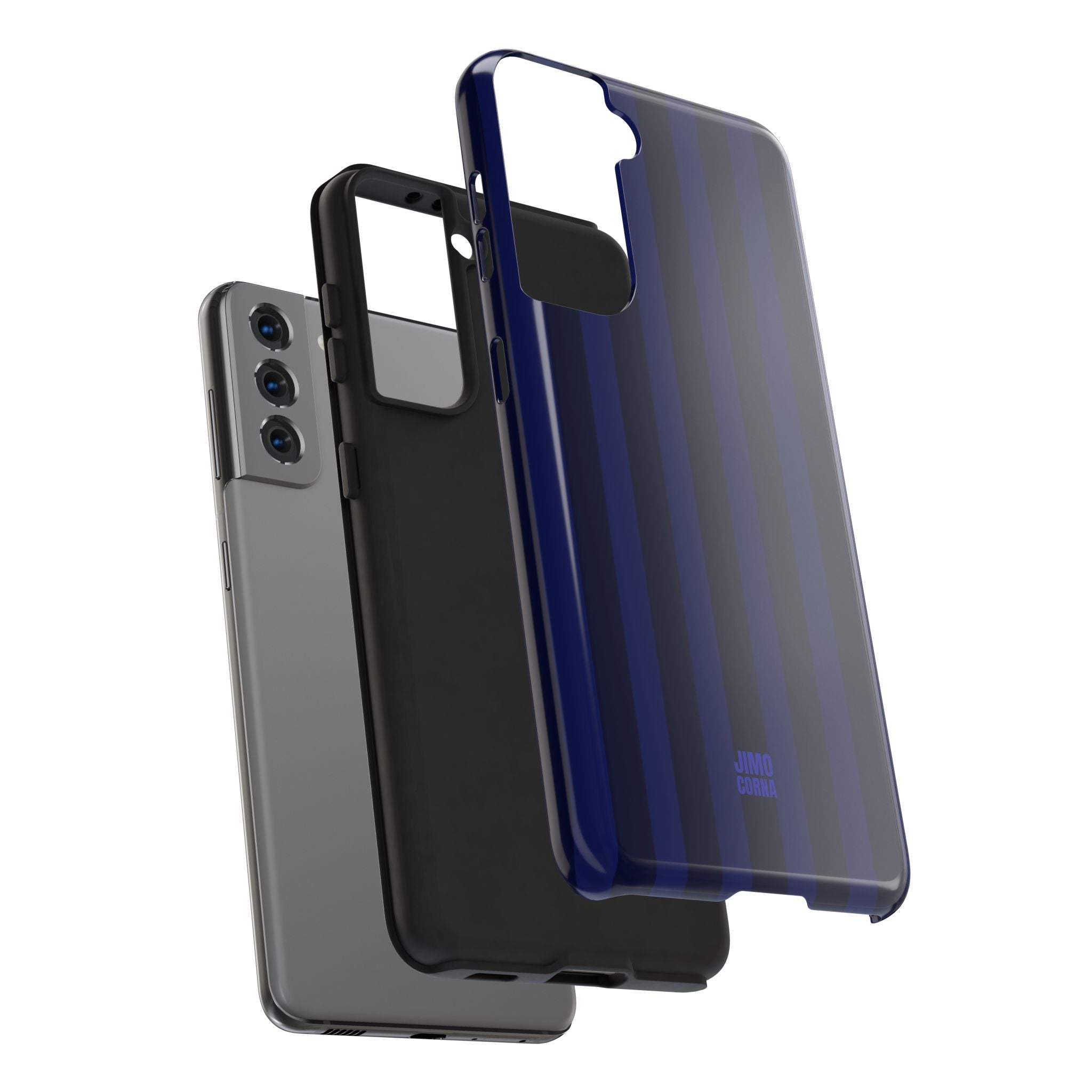 Bold Stripes Samsung Galaxy Case | Navy Blue