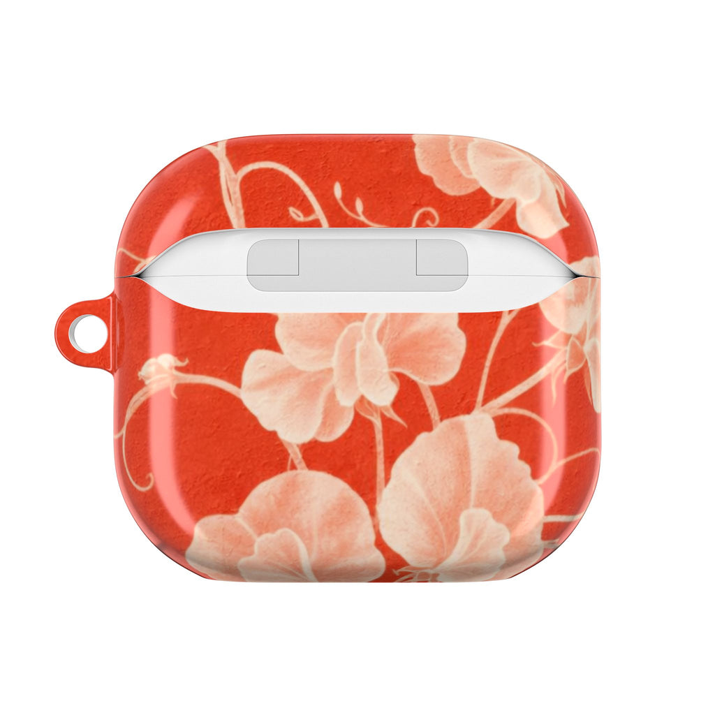 Red Flora AirPods Case