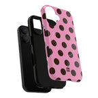 Big Polka Dot | Pink and Black