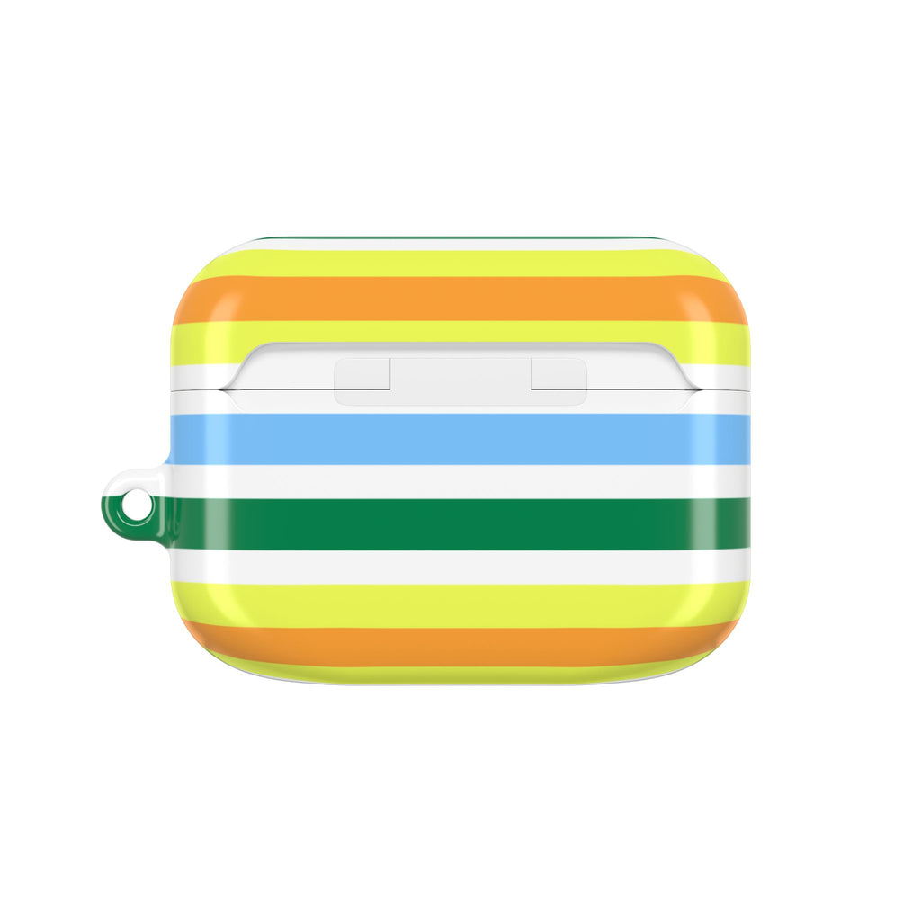 Rainbow Sorbet Stripe AirPods Case