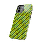 Angelina Stripes | Olive - iPhone Case