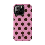 Big Polka Dot | Pink and Black