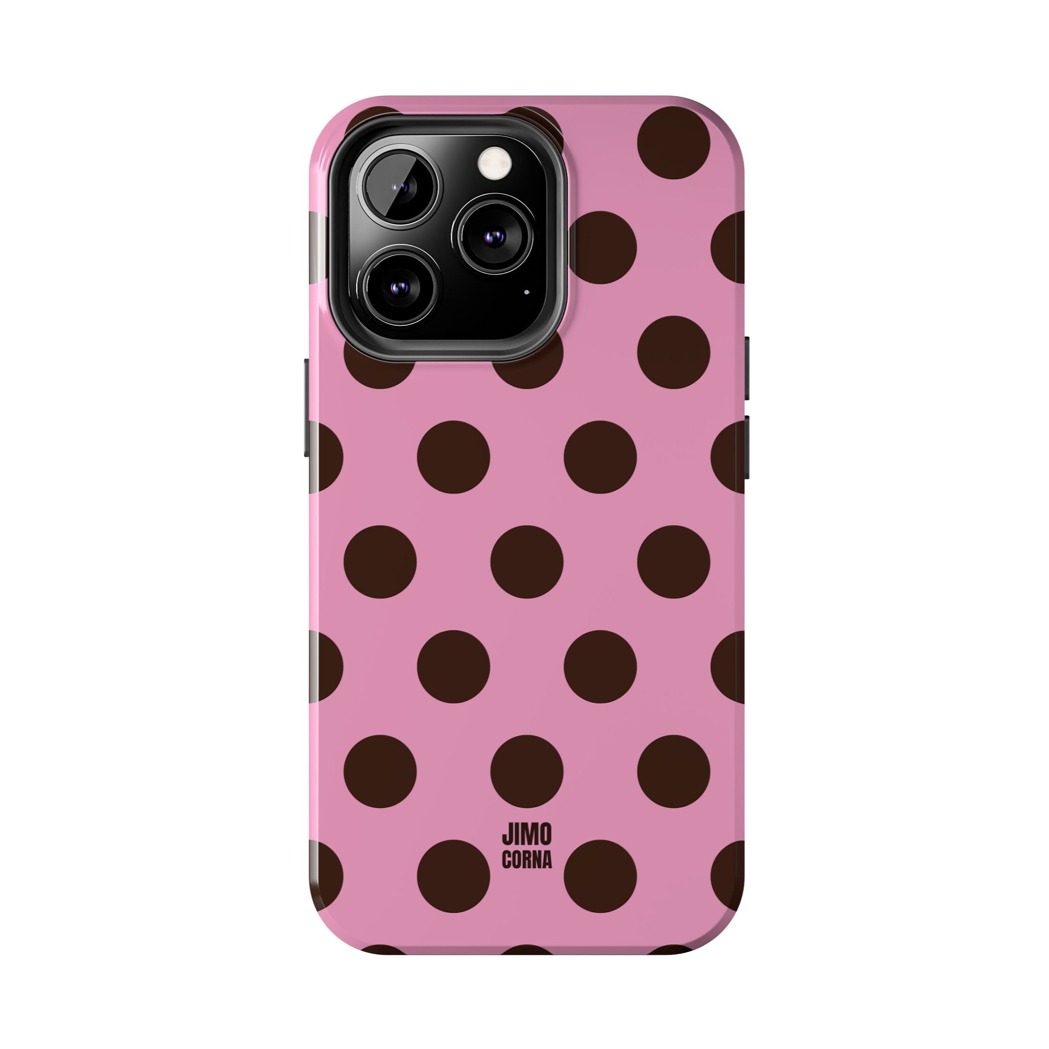 Big Polka Dot | Pink and Black