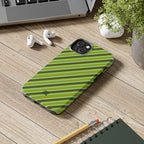 Angelina Stripes | Olive - iPhone Case