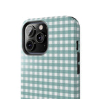 Farm Gingham iPhone Case | Blue