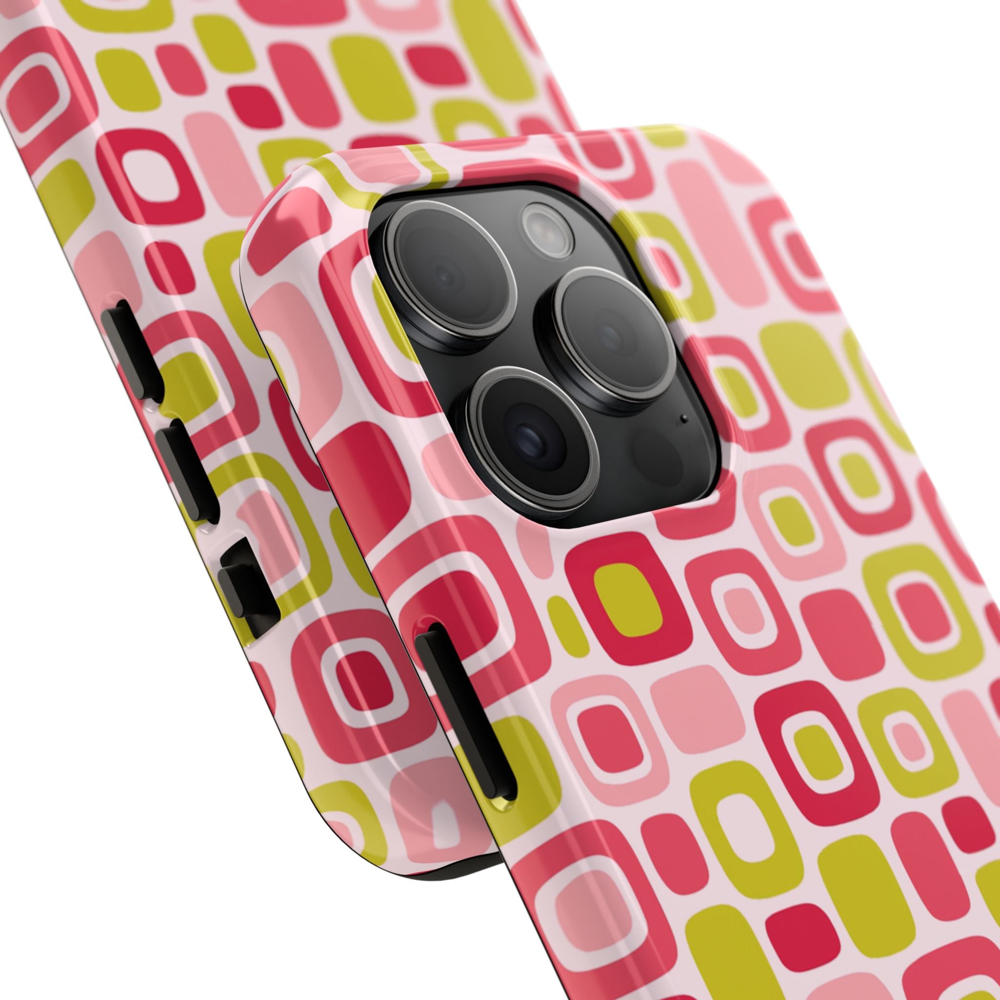 Bubble Pop Geometry iPhone Case