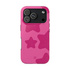 Hot Pink Bold Stars