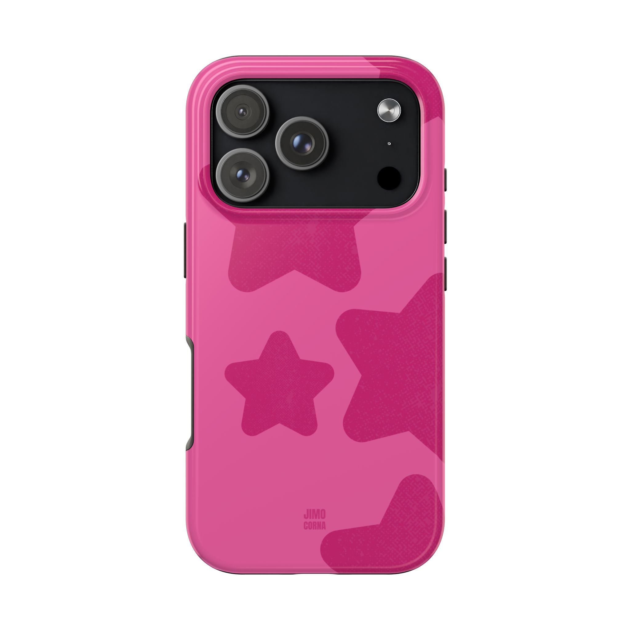 Hot Pink Bold Stars