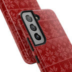 Holiday Knit | Red iPhone Case