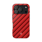 Angelina Stripes | Cherry - iPhone Case